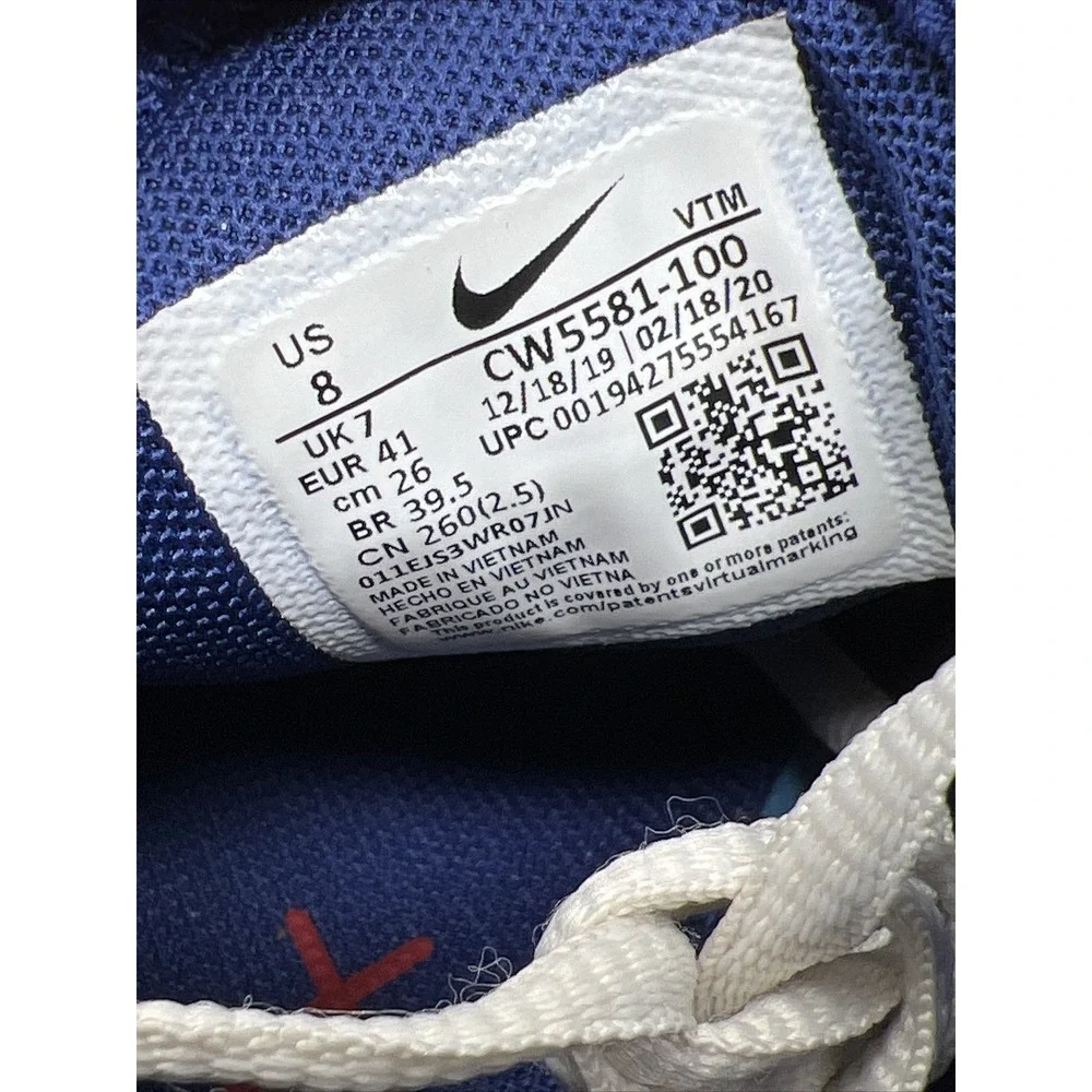 Nike Air Max 270 USA Mens Size 8 Running Shoes Sneakers Red White‎ Blue Olympic